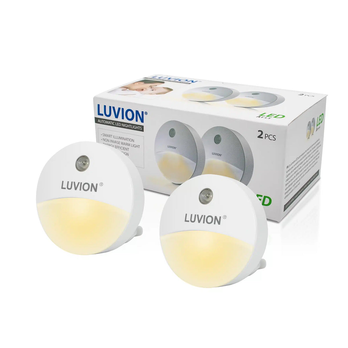 LUVION Plug-in Night Light (2 copë)