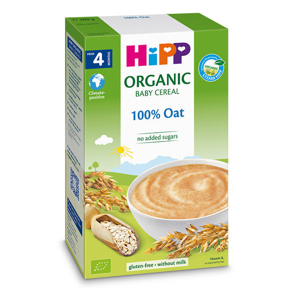HiPP Organic Baby Cereal 100% Oat – Drithëra Bio me Tërshërë për Foshnje