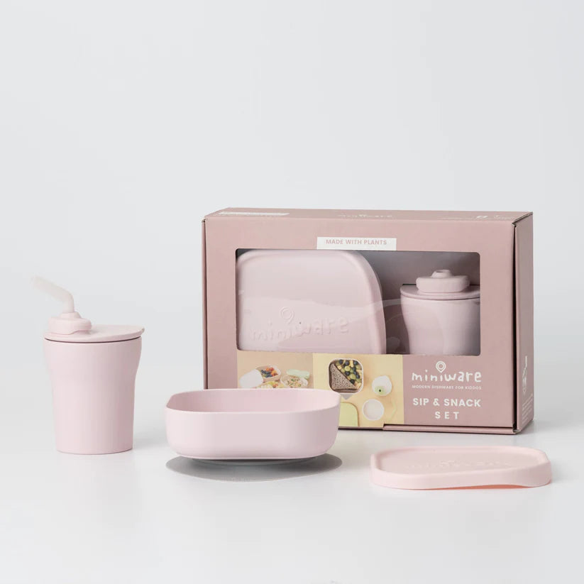 Sip & Snack (Cotton Candy/Cotton Candy) Miniware