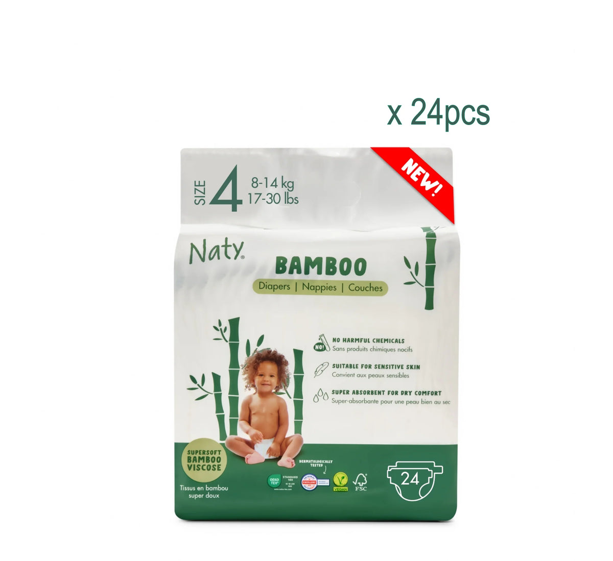 Naty Bamboo – Pelena nga Fibra Bambu