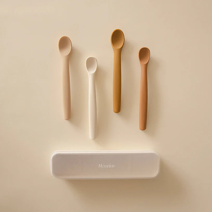 Silicone feeding spoon(all colors)