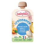 Pure BIO me Qumësht, Kajsia, Banane dhe Tërshërë – Babybio – 6m+