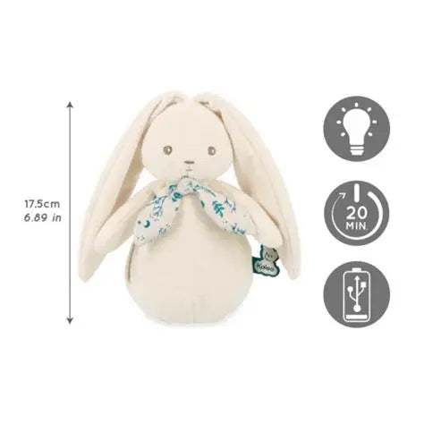 KALOO Cream Rabbit Night Light – Lepurush pelushi me dritë nate