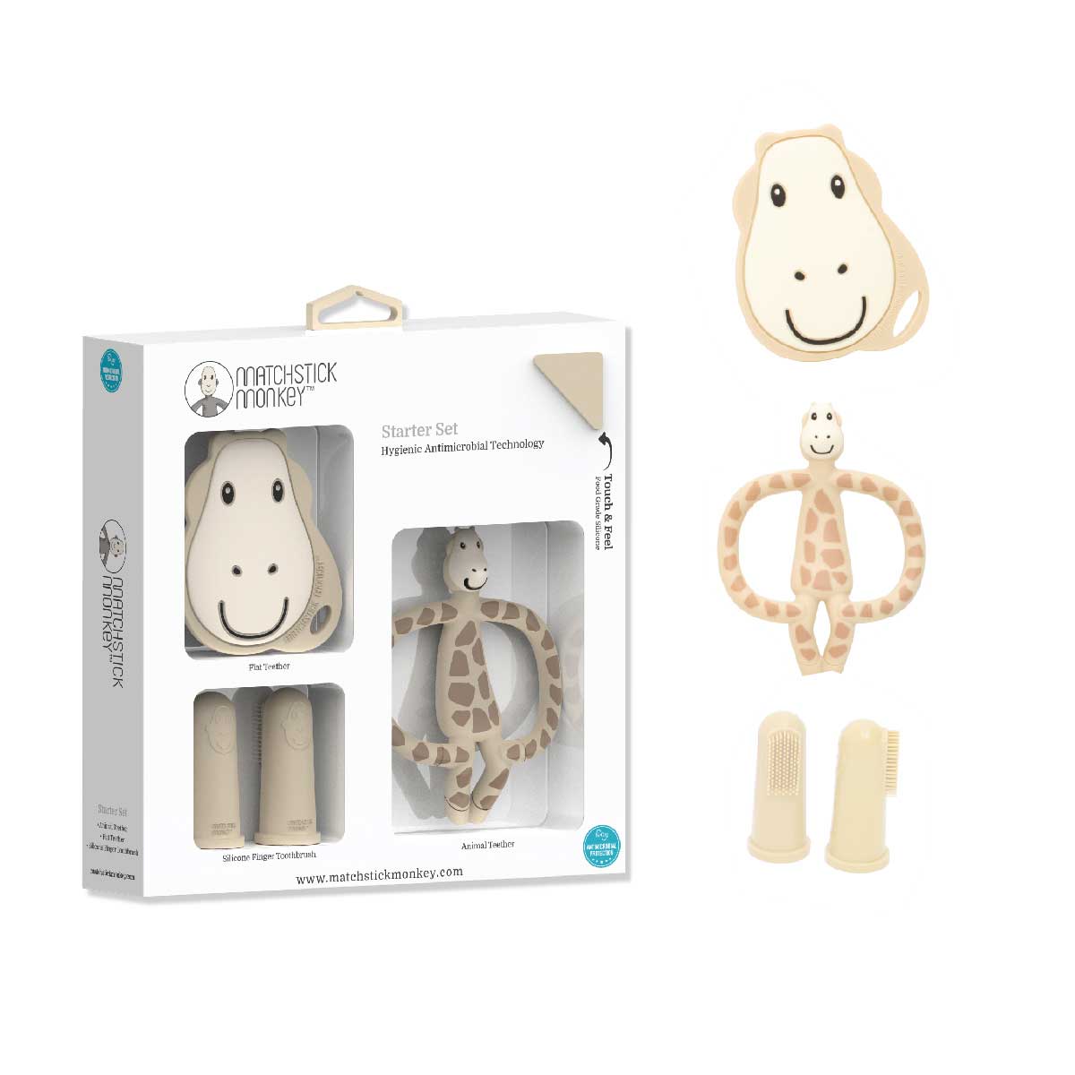 Matchstick Monkey -Teething Set - Monkey