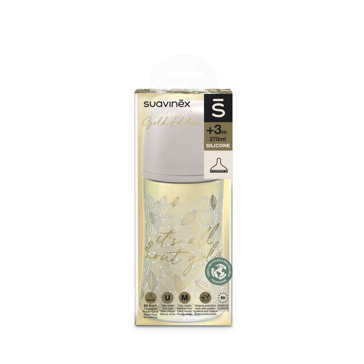 Suavinex - Biberon Gold edition 270 ml
