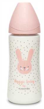 Suavinex - Premium polyamide wide neck bottle with round teat 360ml