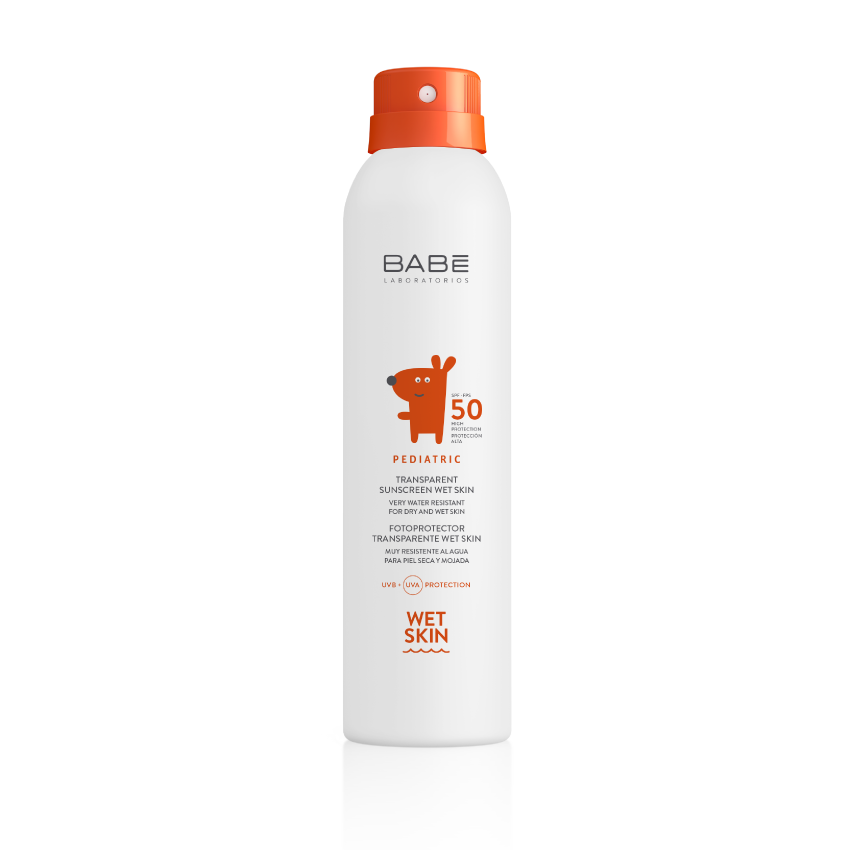 Babe Laboratoris - Pediatric Transparent Sunscreen Wet Skin SPF 50 + Syze Dhurat