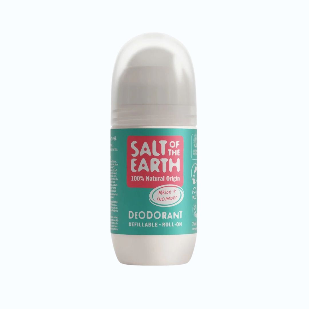 Salt of the Earth Natural Deodorant Roll-On – Melon + Cucumber