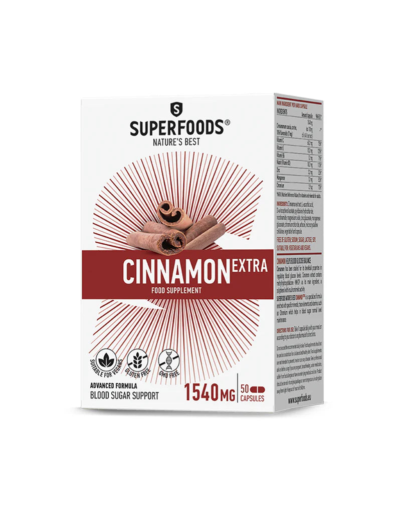 SUPERFOODS CINNAMON EXTRA 5x10 CAPS