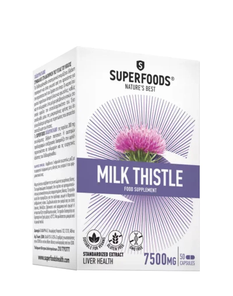 SUPERFOODS MILK THISTLE 5X10 CAPS
