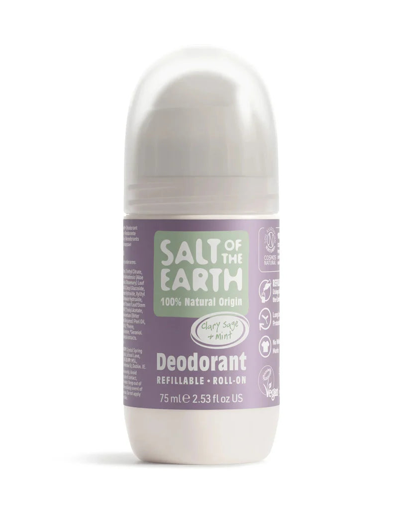 Salt of the Earth Natural Deodorant -Clary Sage & Mint