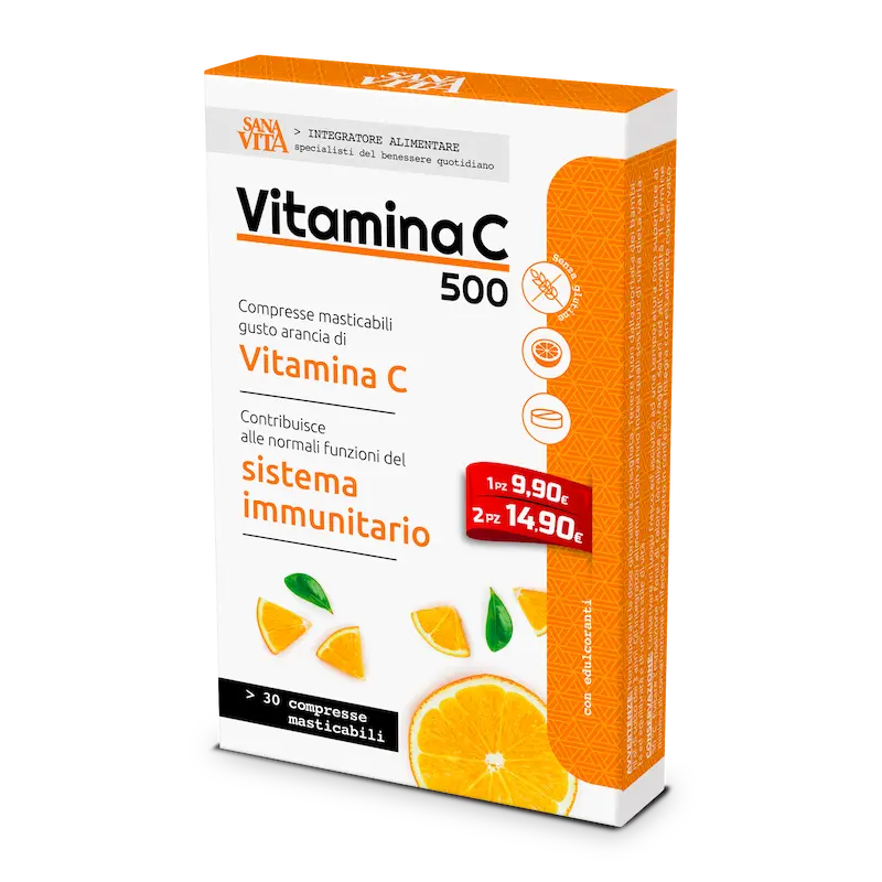 Sanavita Vitamina C 500 mg