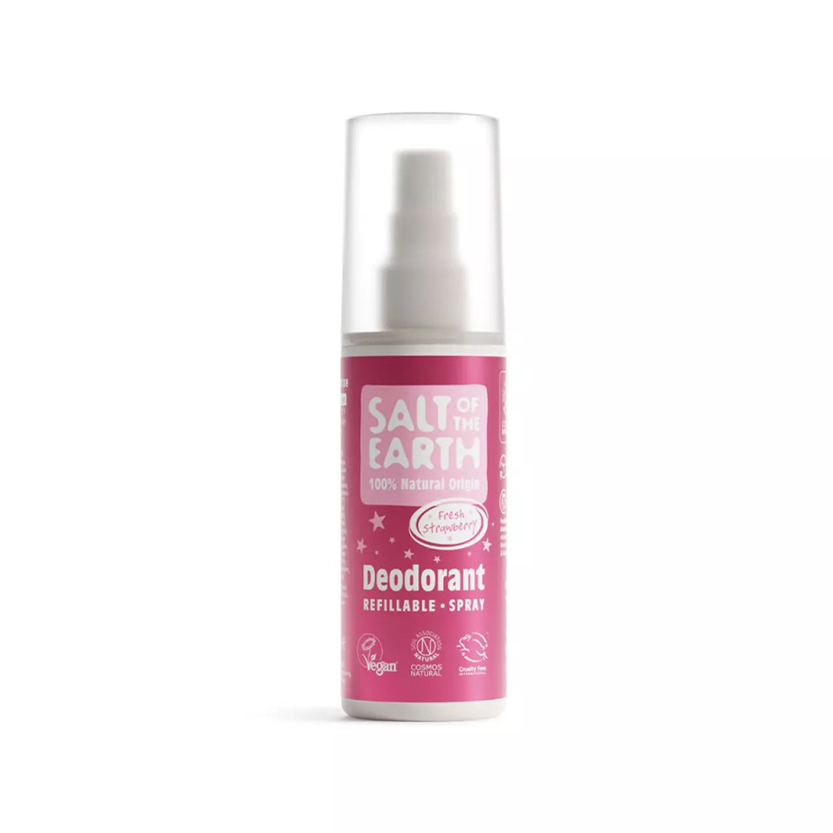 Salt of the Earth Natural Deodorant Spray – Sweet + Strawberry