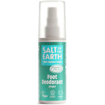 Salt Of The Earth Natural Foot Deodorant Spray - Peppermint & Tea Tree 100ml