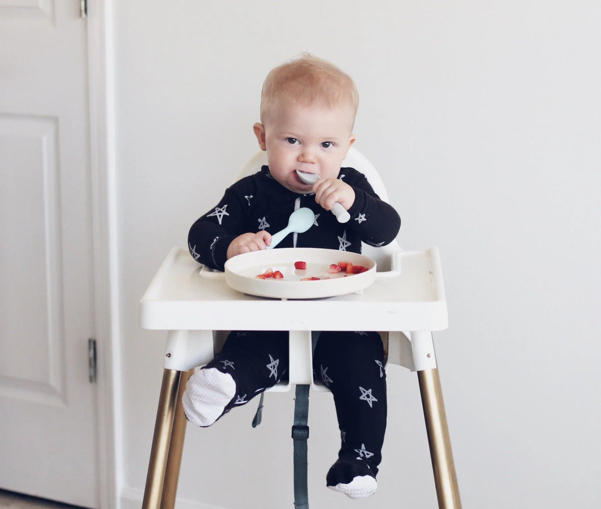 Training Spoon 2-pack (Grey+Lavender) Miniware