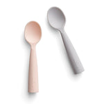 Training Spoon 2-pack (Grey/Peach) Miniware