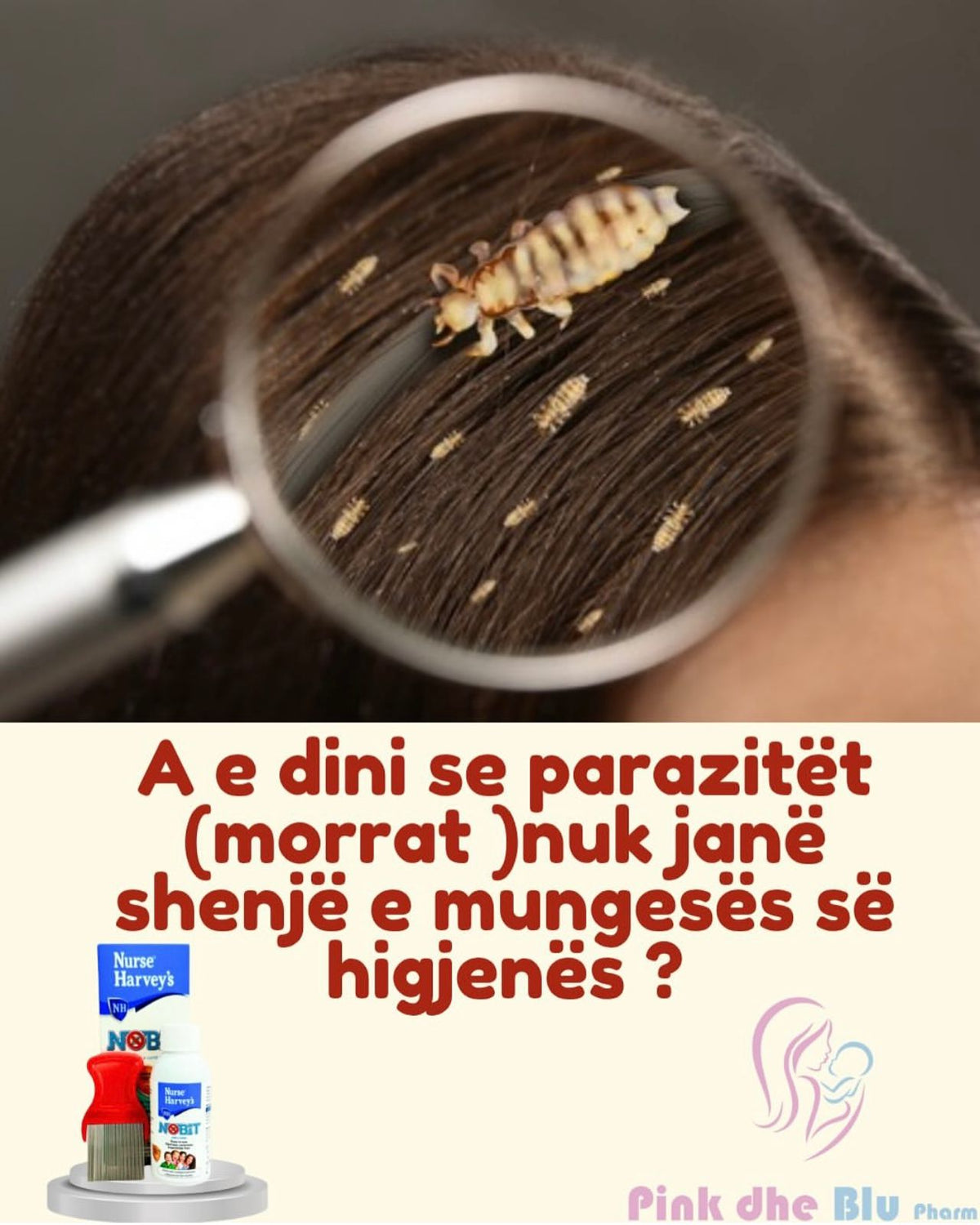 Nurse harveys NOBIT spray kunder paraziteve te kokes