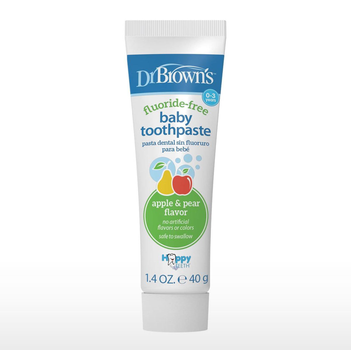 Dr. Brown’s Baby Toothpaste – Paste dhembesh pa fluor per femije (0–3 vjeç)