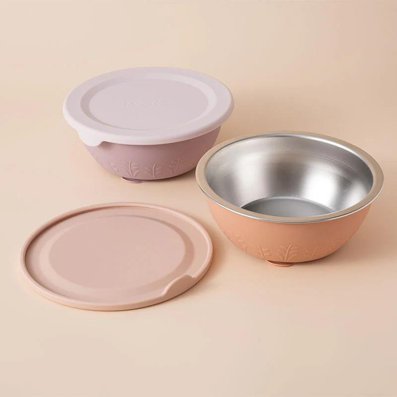 Moonkie – Tas Ushqimi prej Çeliku Inox me Kapak Silikoni