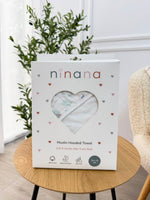Ninana - Peshqir me Kapuç për Bebe 75× 75 cm