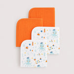 Ninana - Set me 4 Napa Muslin 100% Pambuk (25 x 25cm)