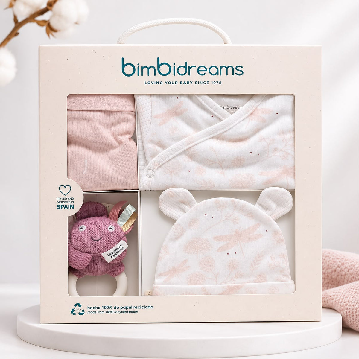 Bimbidreams - Set Newborn me 4 Pjese Dafne