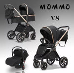 MOMMOV8Karrocë Premium 3 në 1 për Fëmijë