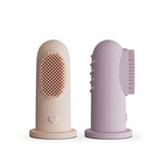 Finger toothbrush oral cleaner kit(all colors sete Selikoni ) Moonkie