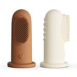 Finger toothbrush oral cleaner kit(all colors sete Selikoni ) Moonkie