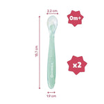 Badabulle - Silicone Spoon - Set Of 2 ( Set me 2 lugë )