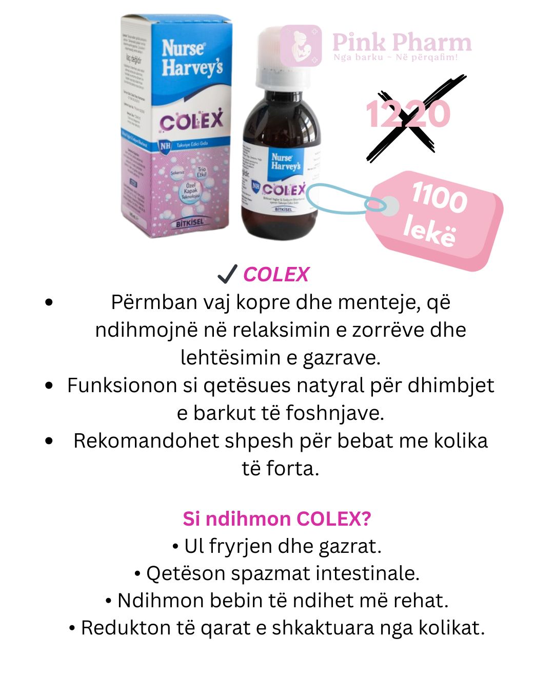 Colex (kolika/dhimbje barku)