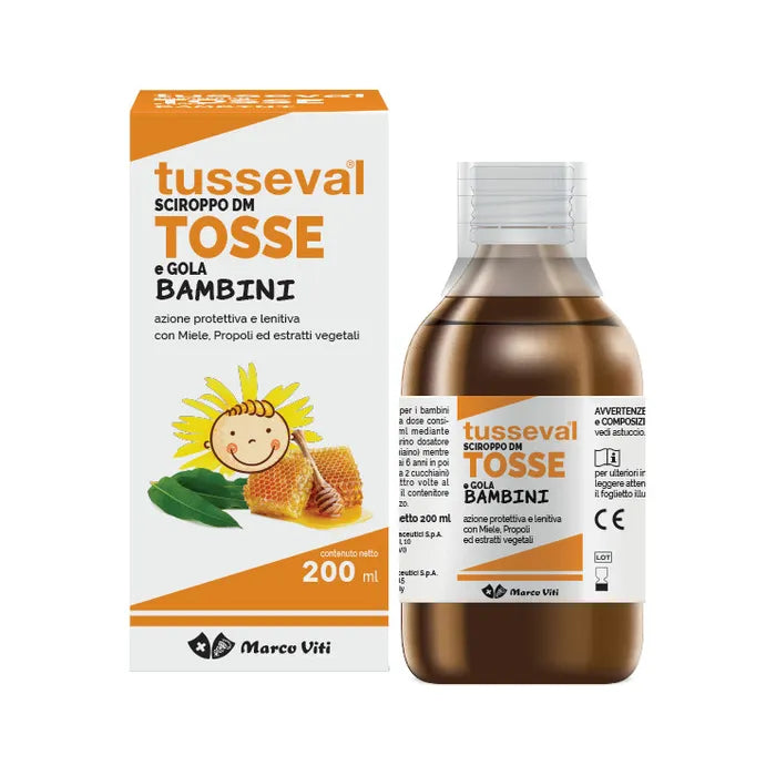 Tusseval Sciroppo- Tosse Bambini 200ml