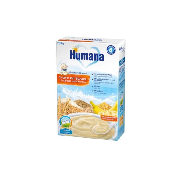 Humana - Muhalebi me 5 drithera dhe banane