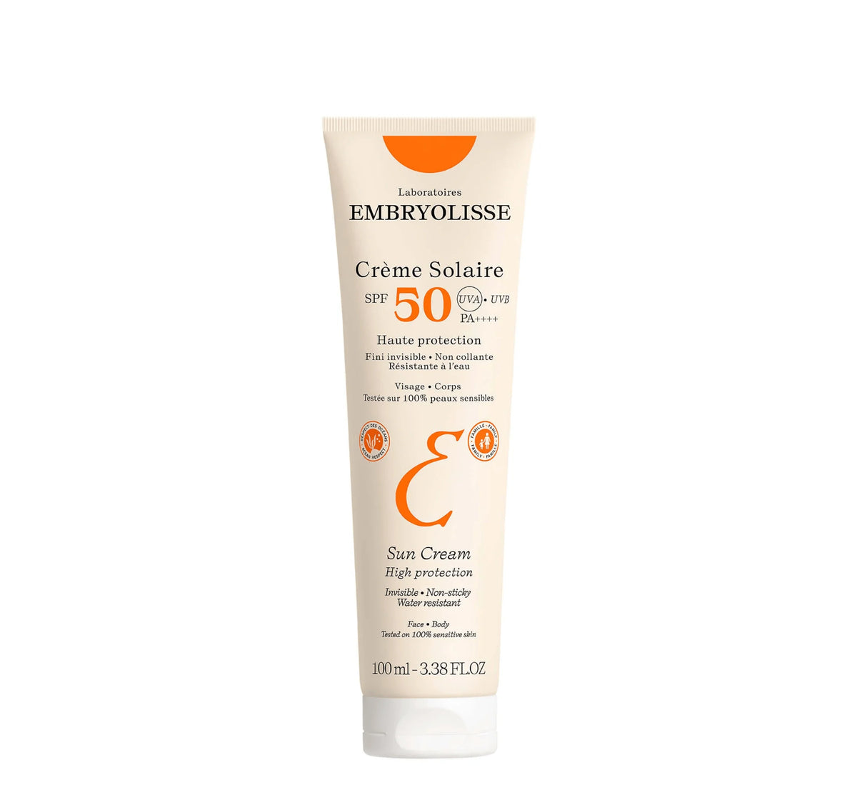 Embryolisse Sun Cream Spf 50 100ml