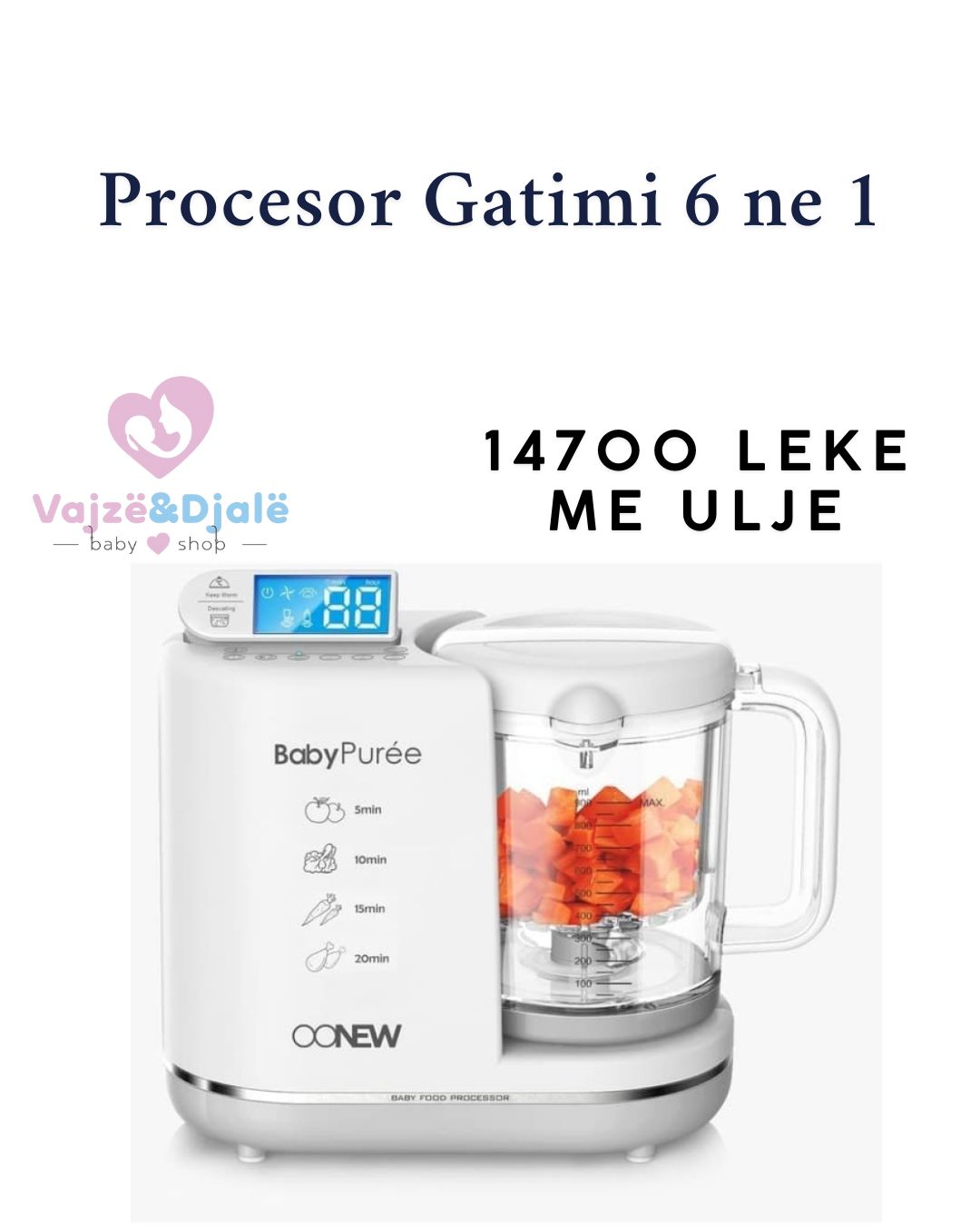 Procesor Gatimi me Avull OONEW – 6 në 1