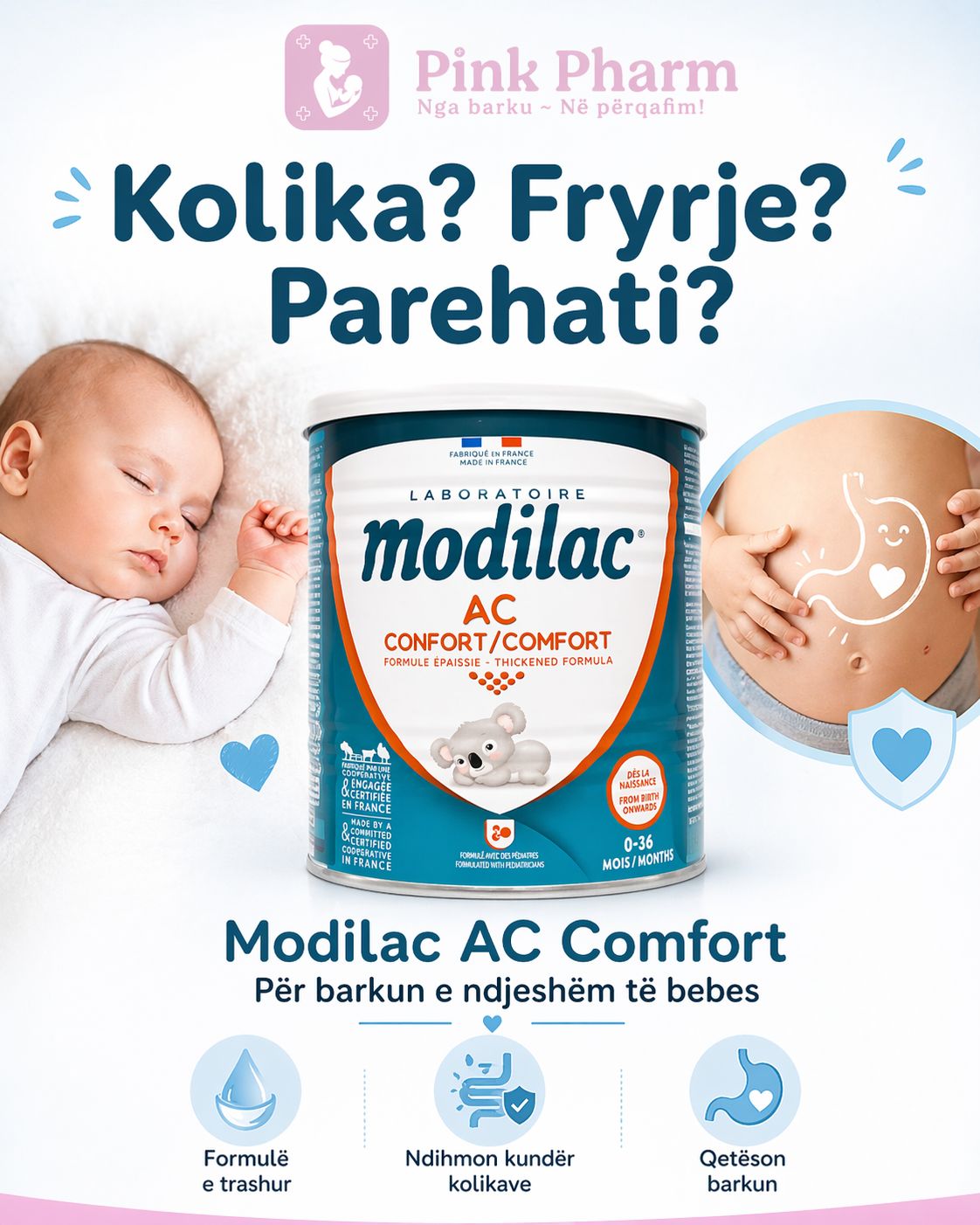 Modilac Ac Comfort - 0-36 muaj