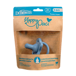 Happy Paci , qetesues 100% silikon, per bebe 0-6m, Blu