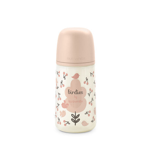 Suavinex - Biberon plastik 270 ml 3m+ ( Birdies collection )