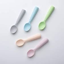 Training Spoon 2-pack (Grey/Peach) Miniware