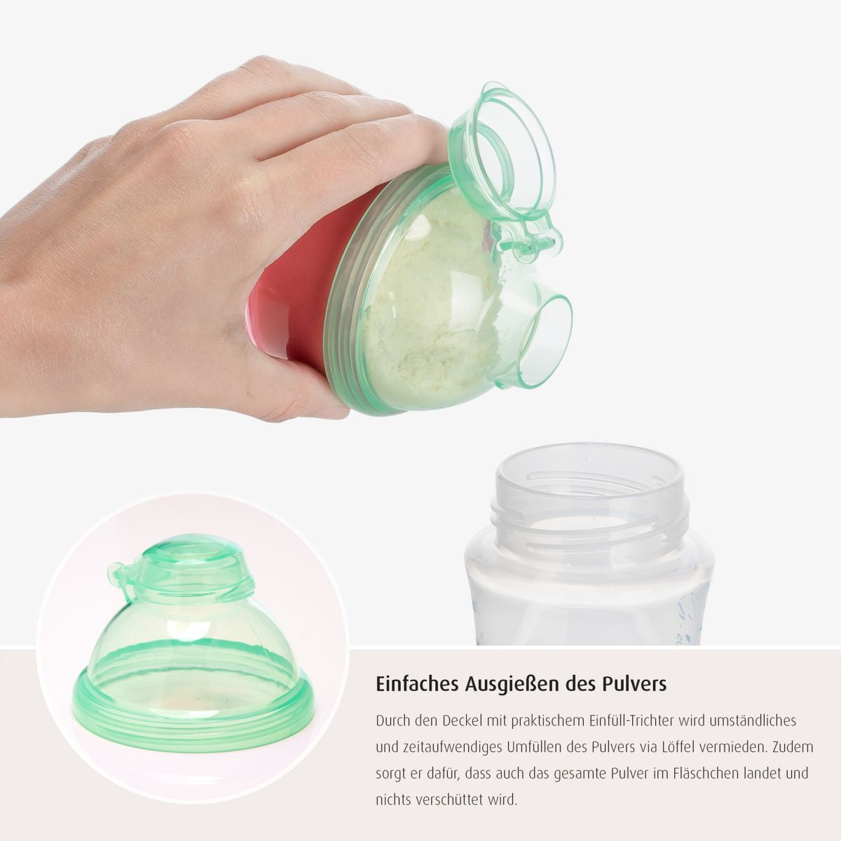 Milkpowder portioner dispenser