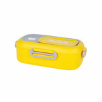 Enë drejtkëndëshe ushqimi inox "We Care", 800 ml (me lugë/pirun 2‑në‑1)