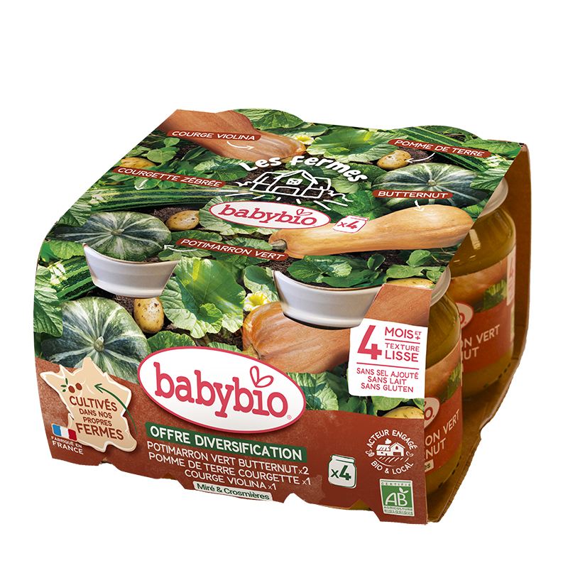 Pure Perimesh Diversifikimi – Babybio – 4m+