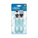 Dr Brown'sSoft Grip Spoon & Fork Set