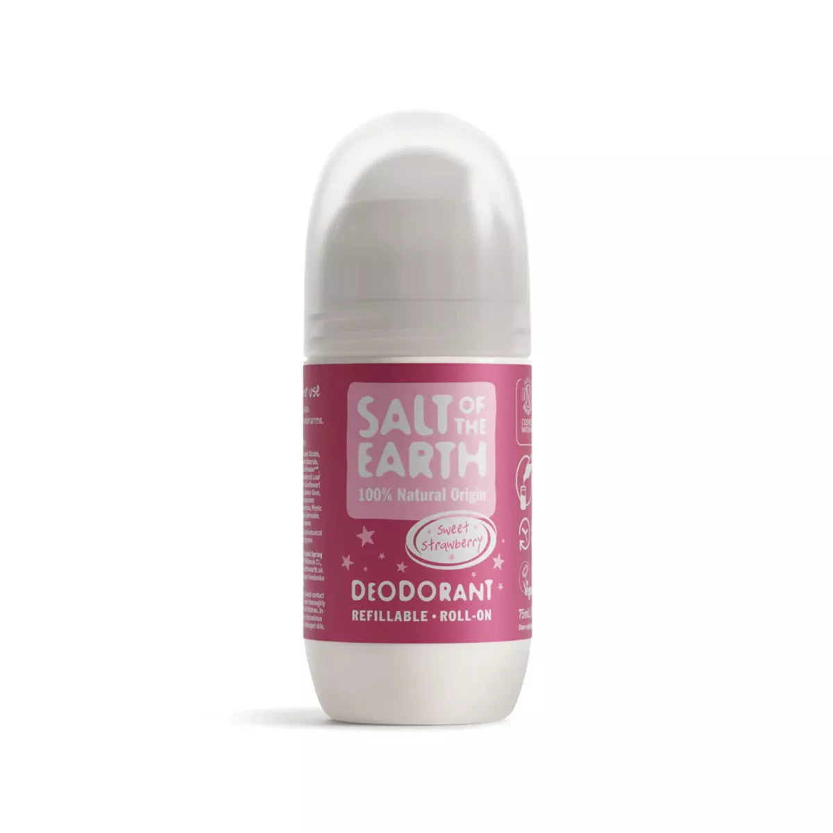 Salt of the Earth Natural Deodorant Roll-On - Sweet Strawberry