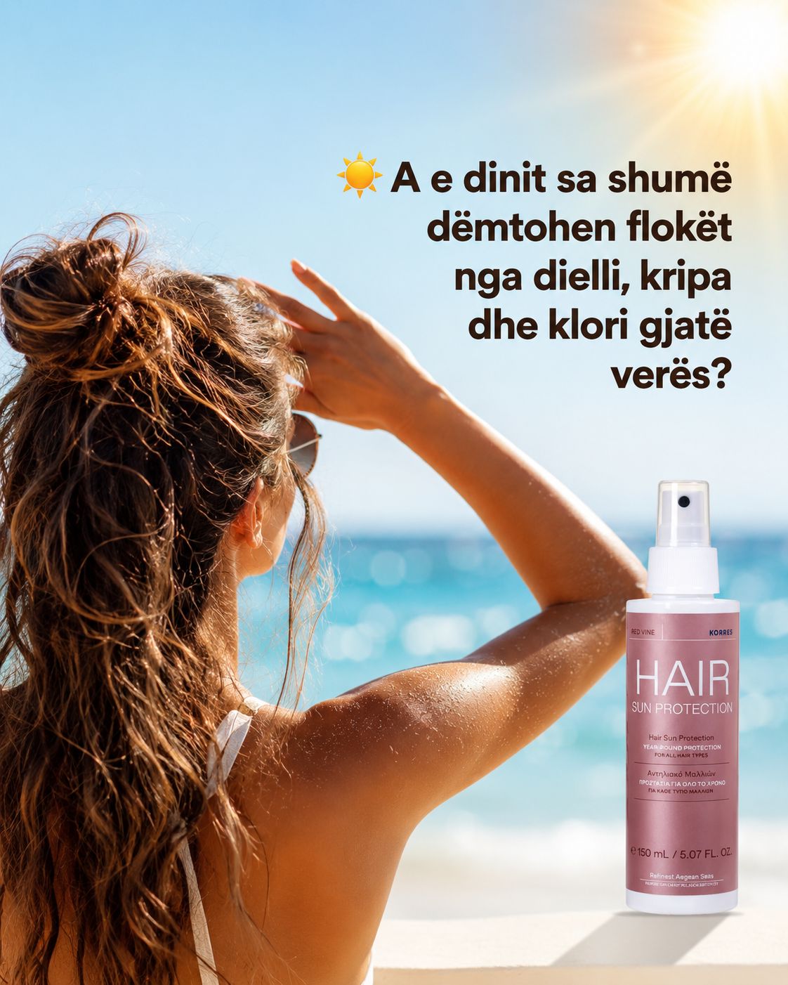 Korres - Red Vine Hair Sun Protection