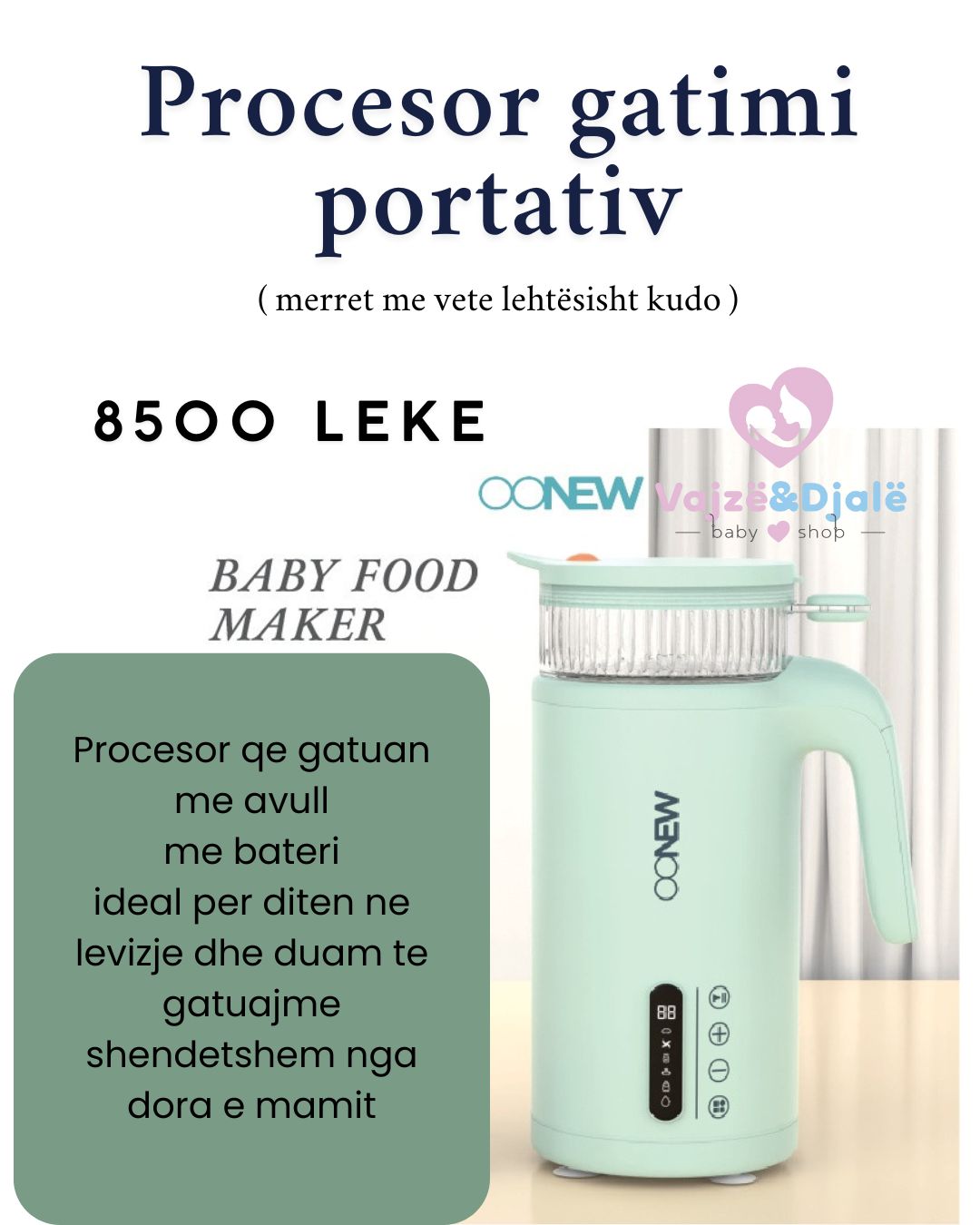 Procesor gatimi portativ OONEW