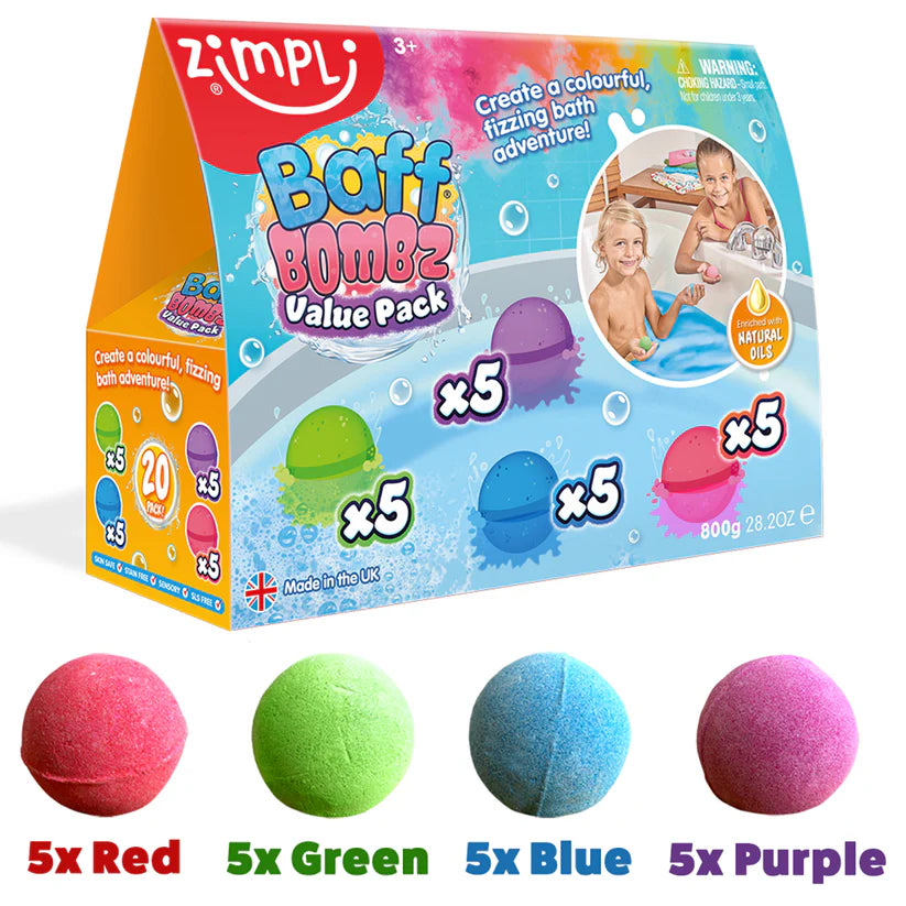 Zimpli - Baff Bombz Round Mega Pack ( 20 pack )