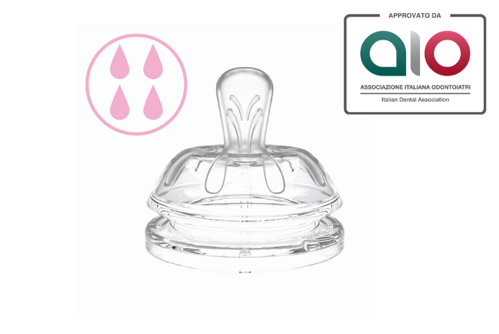 Nuvita Biberon Ushqyes me Prerje Y 6m+ x2cp 6064