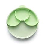 Seti "Healthy Meal" (Vakt i shëndetshëm) - Pjata me ndarje (Keylime/Keylime) Miniware