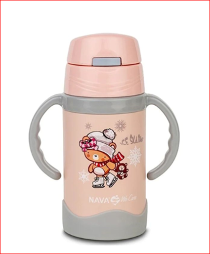 Shishe termus inox Nava "We Care", 300 ml